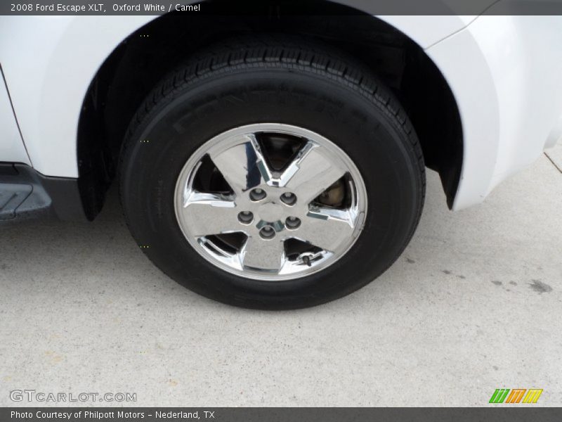 Oxford White / Camel 2008 Ford Escape XLT