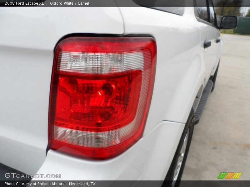 Oxford White / Camel 2008 Ford Escape XLT