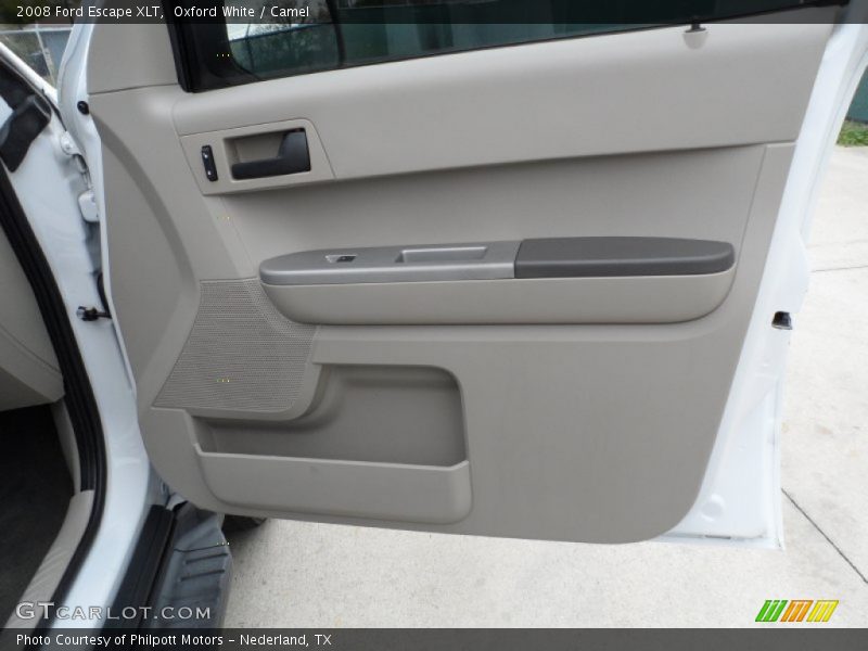 Oxford White / Camel 2008 Ford Escape XLT