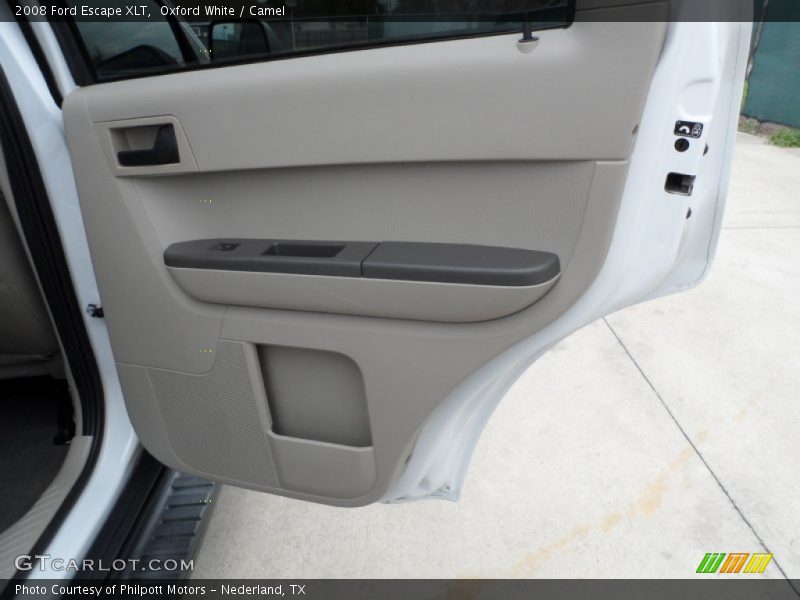 Oxford White / Camel 2008 Ford Escape XLT