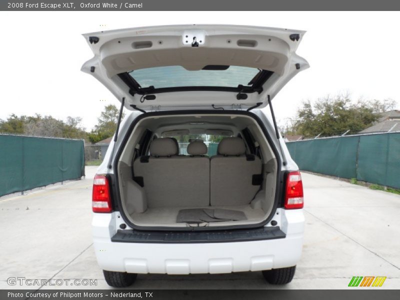 Oxford White / Camel 2008 Ford Escape XLT