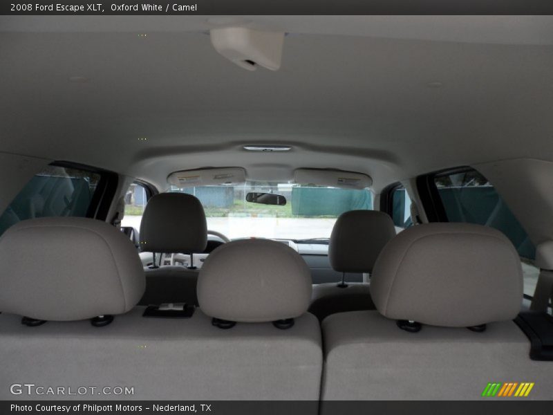 Oxford White / Camel 2008 Ford Escape XLT