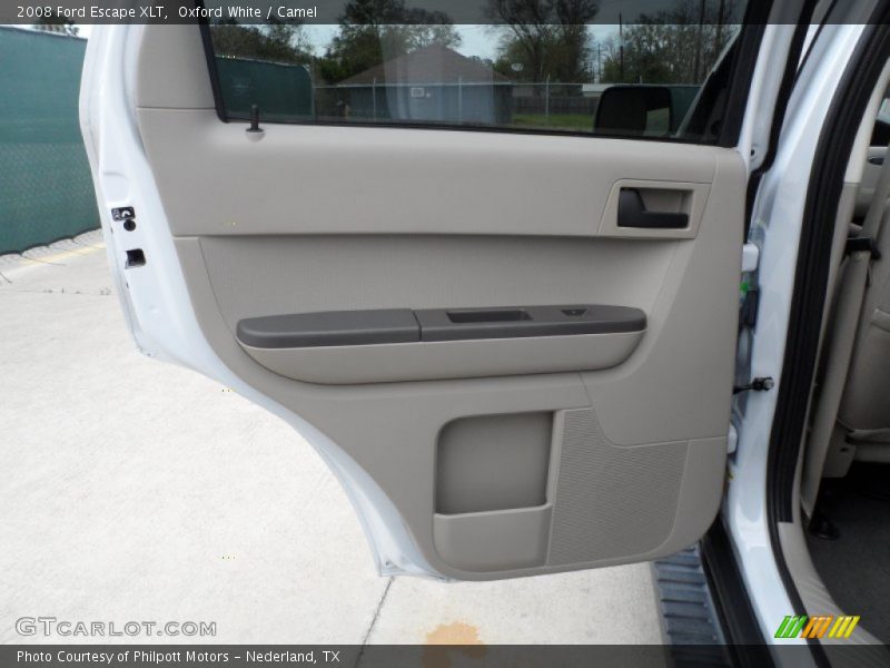 Oxford White / Camel 2008 Ford Escape XLT