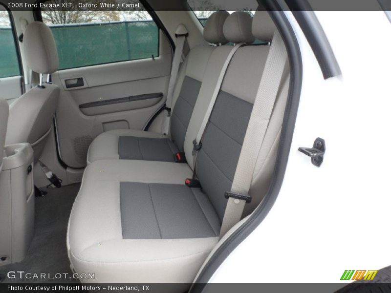 Oxford White / Camel 2008 Ford Escape XLT