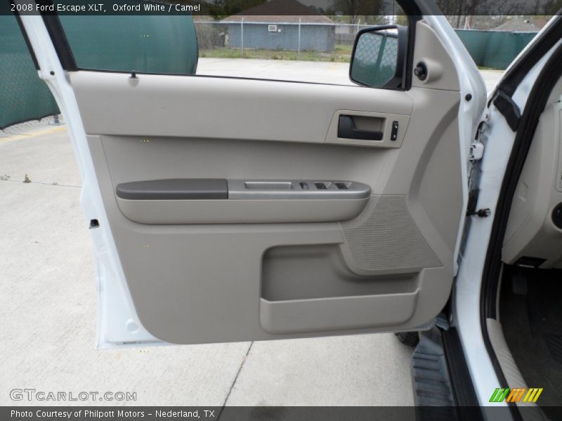 Oxford White / Camel 2008 Ford Escape XLT