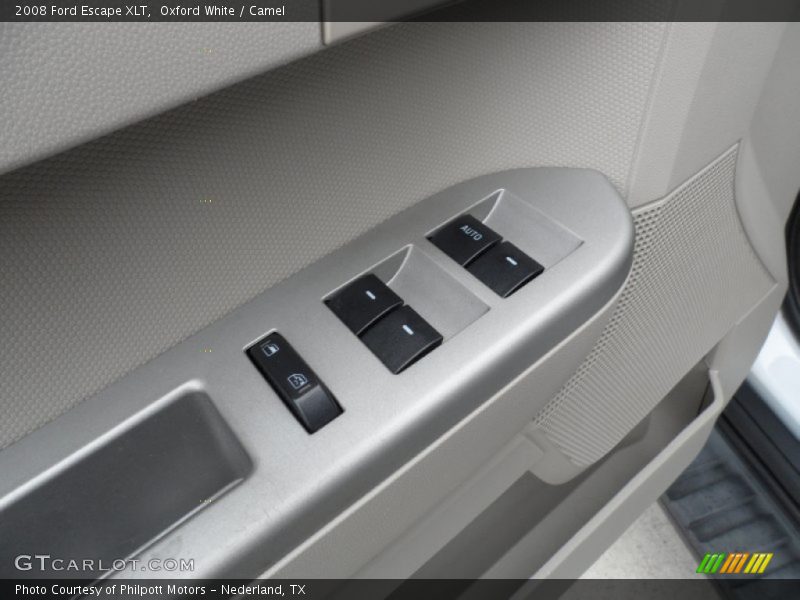 Oxford White / Camel 2008 Ford Escape XLT