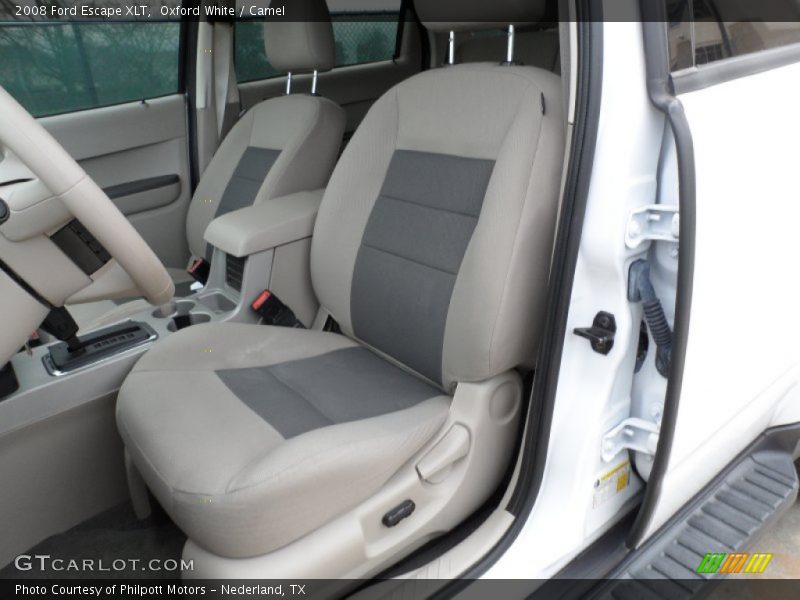 Oxford White / Camel 2008 Ford Escape XLT