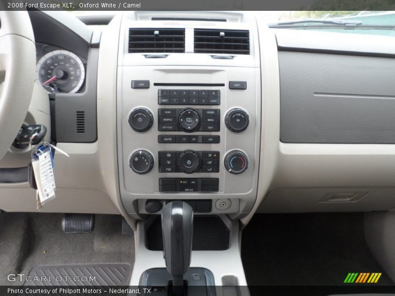 Oxford White / Camel 2008 Ford Escape XLT