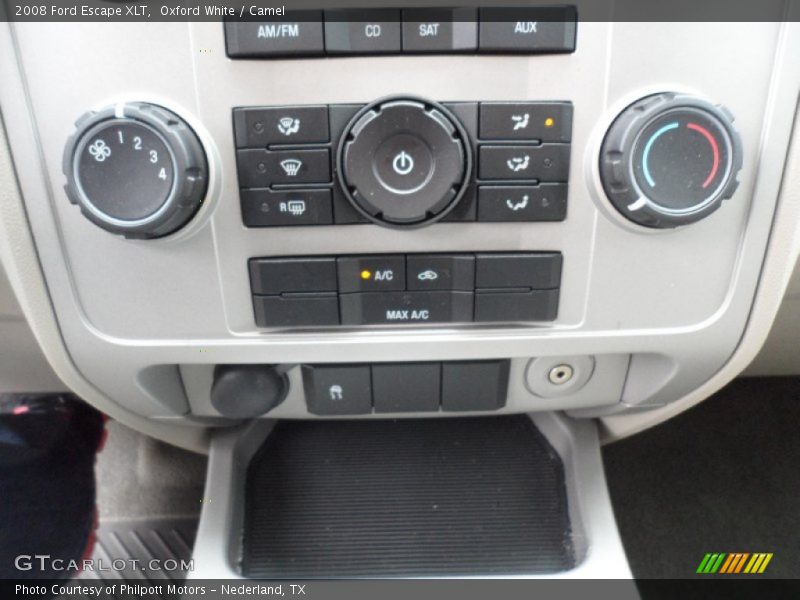 Oxford White / Camel 2008 Ford Escape XLT