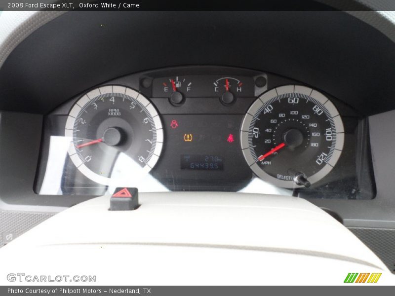 Oxford White / Camel 2008 Ford Escape XLT