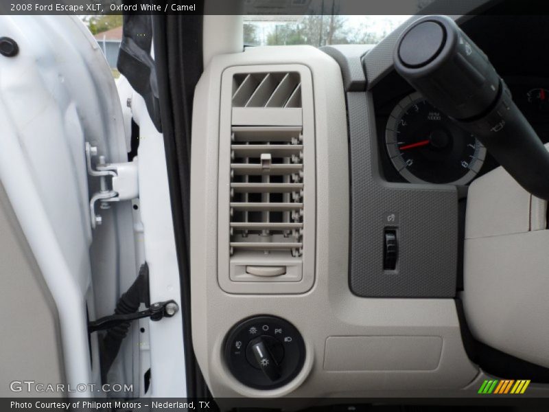 Oxford White / Camel 2008 Ford Escape XLT