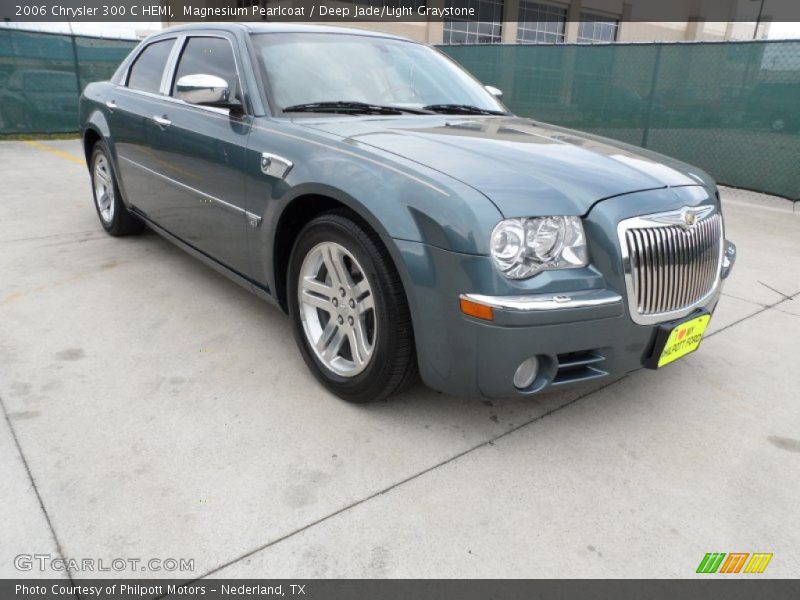 Magnesium Pearlcoat / Deep Jade/Light Graystone 2006 Chrysler 300 C HEMI