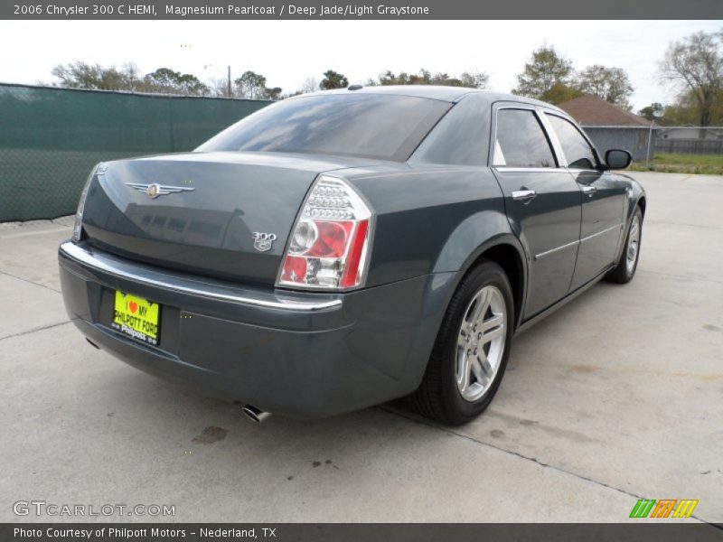 Magnesium Pearlcoat / Deep Jade/Light Graystone 2006 Chrysler 300 C HEMI