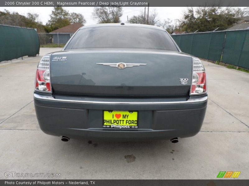 Magnesium Pearlcoat / Deep Jade/Light Graystone 2006 Chrysler 300 C HEMI