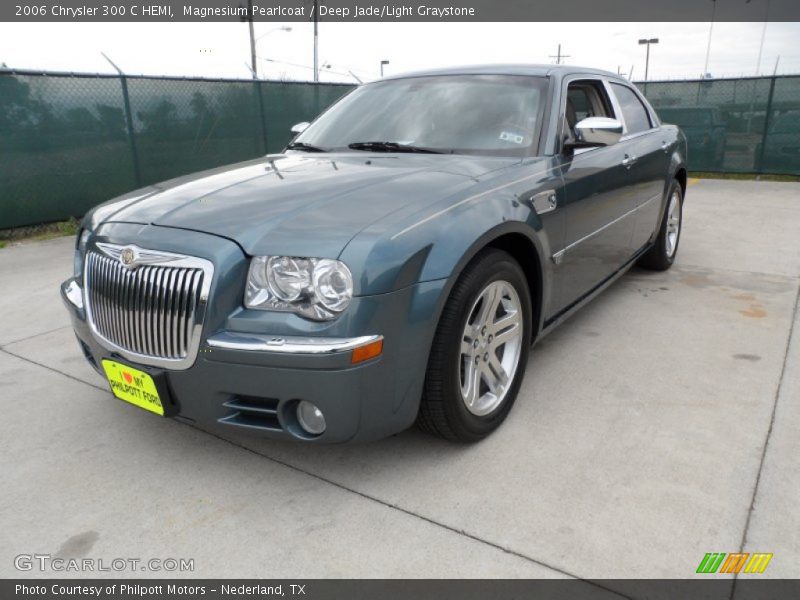 Magnesium Pearlcoat / Deep Jade/Light Graystone 2006 Chrysler 300 C HEMI