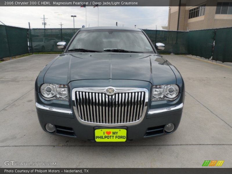 Magnesium Pearlcoat / Deep Jade/Light Graystone 2006 Chrysler 300 C HEMI