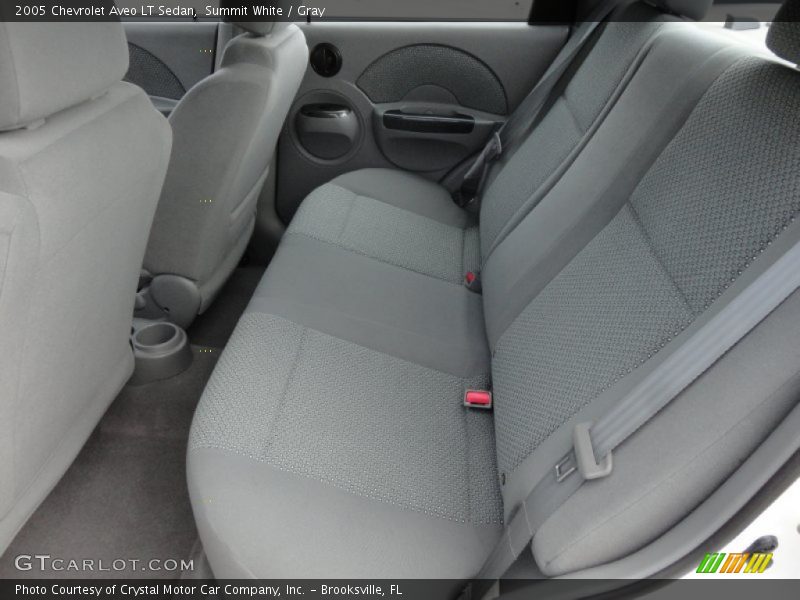 Summit White / Gray 2005 Chevrolet Aveo LT Sedan