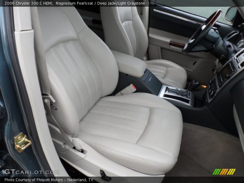 Magnesium Pearlcoat / Deep Jade/Light Graystone 2006 Chrysler 300 C HEMI