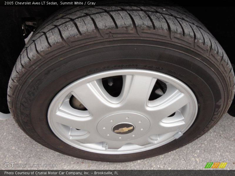 Summit White / Gray 2005 Chevrolet Aveo LT Sedan