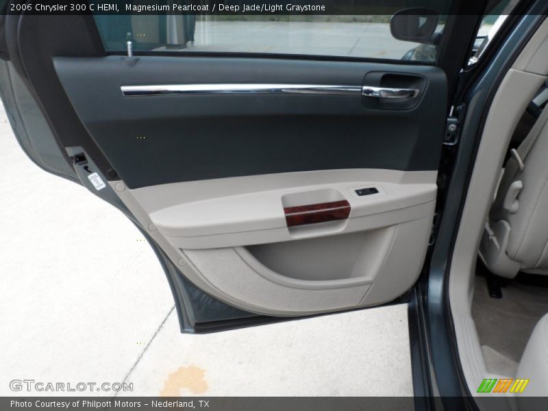 Magnesium Pearlcoat / Deep Jade/Light Graystone 2006 Chrysler 300 C HEMI