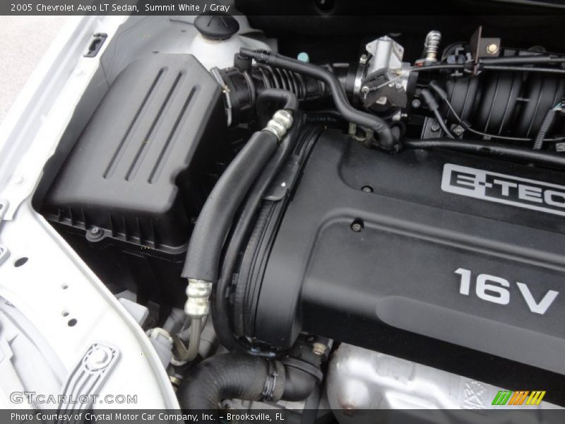  2005 Aveo LT Sedan Engine - 1.6L DOHC 16V 4 Cylinder