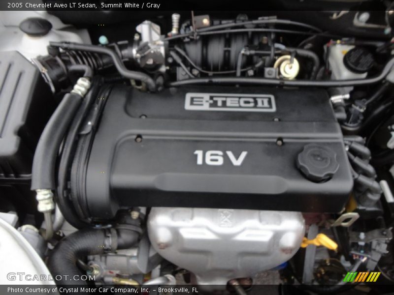 Summit White / Gray 2005 Chevrolet Aveo LT Sedan