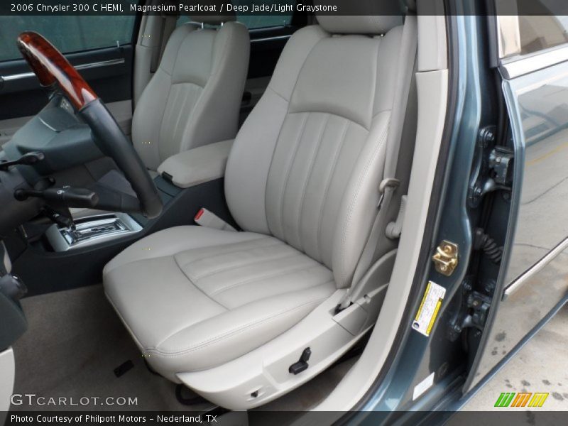 Magnesium Pearlcoat / Deep Jade/Light Graystone 2006 Chrysler 300 C HEMI