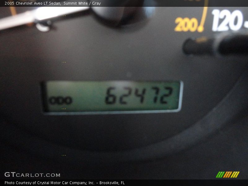 Summit White / Gray 2005 Chevrolet Aveo LT Sedan