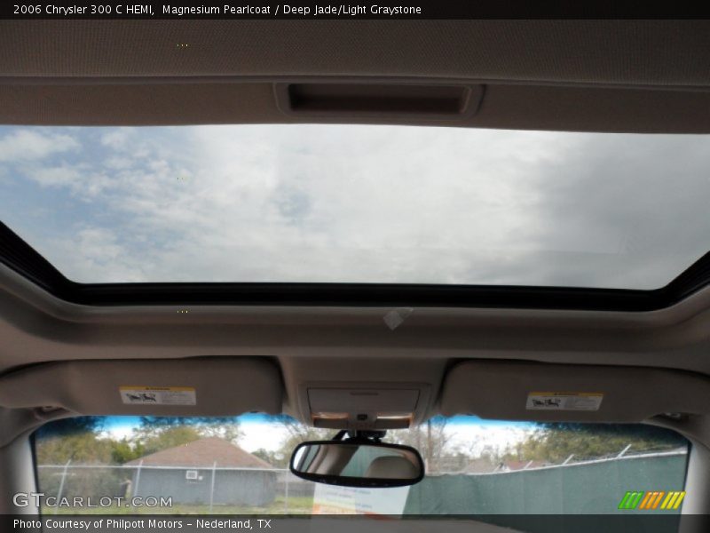 Magnesium Pearlcoat / Deep Jade/Light Graystone 2006 Chrysler 300 C HEMI