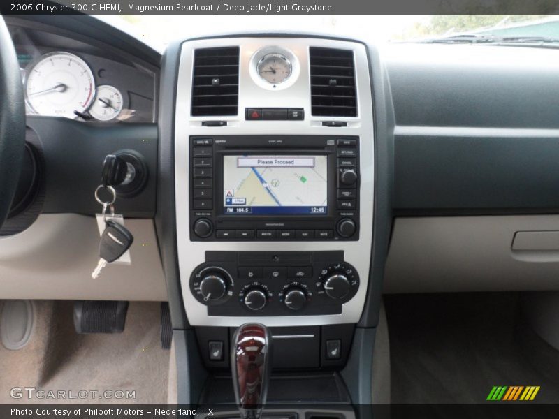 Magnesium Pearlcoat / Deep Jade/Light Graystone 2006 Chrysler 300 C HEMI