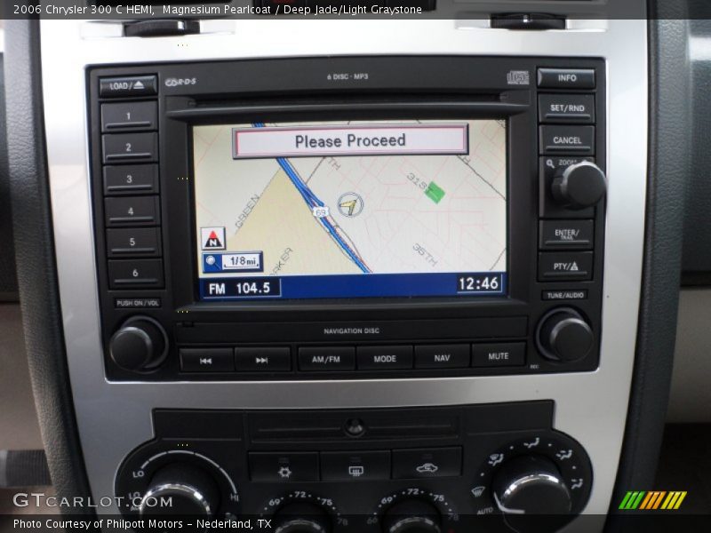 Magnesium Pearlcoat / Deep Jade/Light Graystone 2006 Chrysler 300 C HEMI