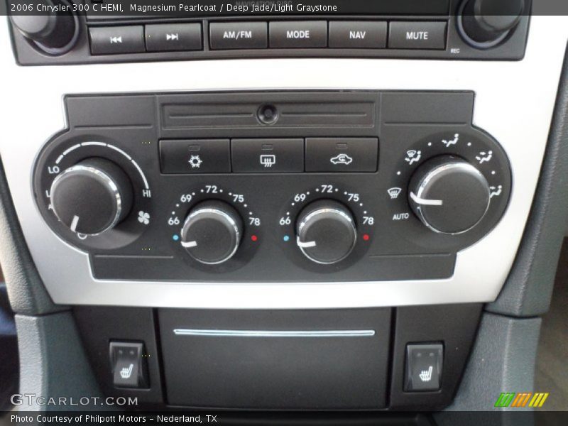 Magnesium Pearlcoat / Deep Jade/Light Graystone 2006 Chrysler 300 C HEMI