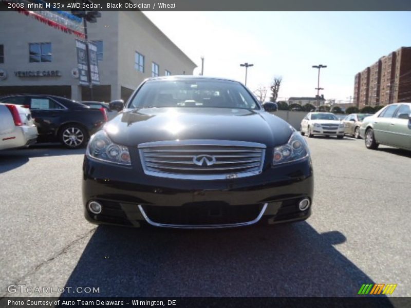 Black Obsidian / Wheat 2008 Infiniti M 35x AWD Sedan