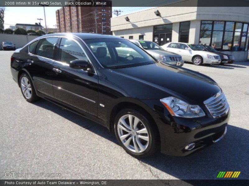 Black Obsidian / Wheat 2008 Infiniti M 35x AWD Sedan