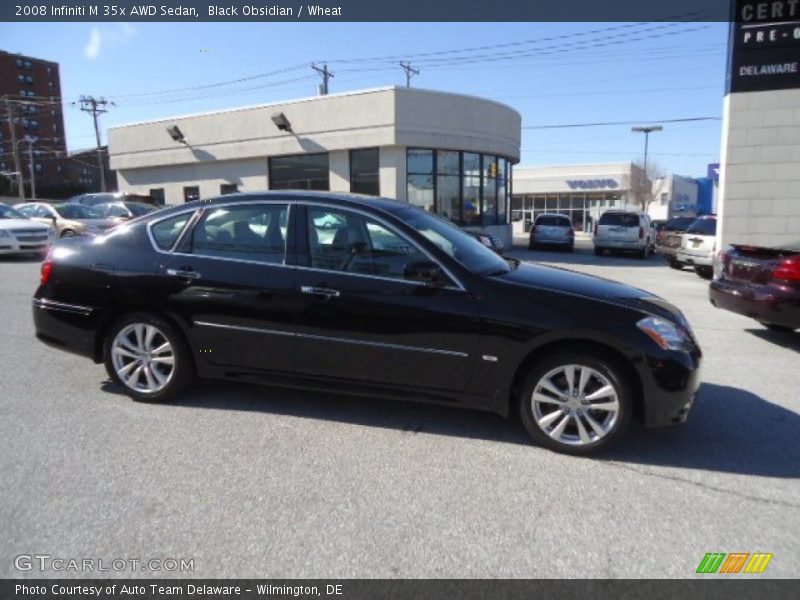 Black Obsidian / Wheat 2008 Infiniti M 35x AWD Sedan
