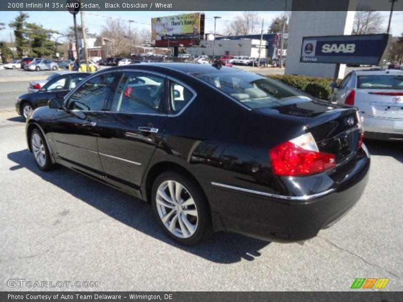 Black Obsidian / Wheat 2008 Infiniti M 35x AWD Sedan