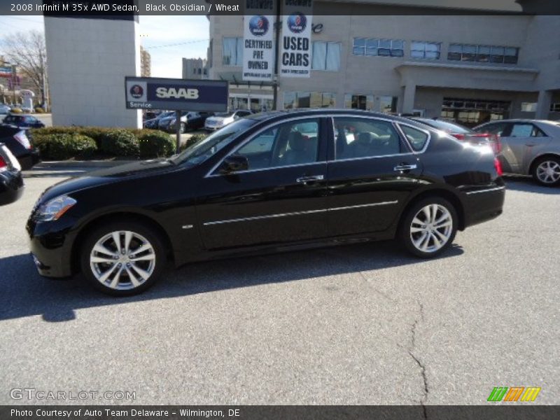 Black Obsidian / Wheat 2008 Infiniti M 35x AWD Sedan