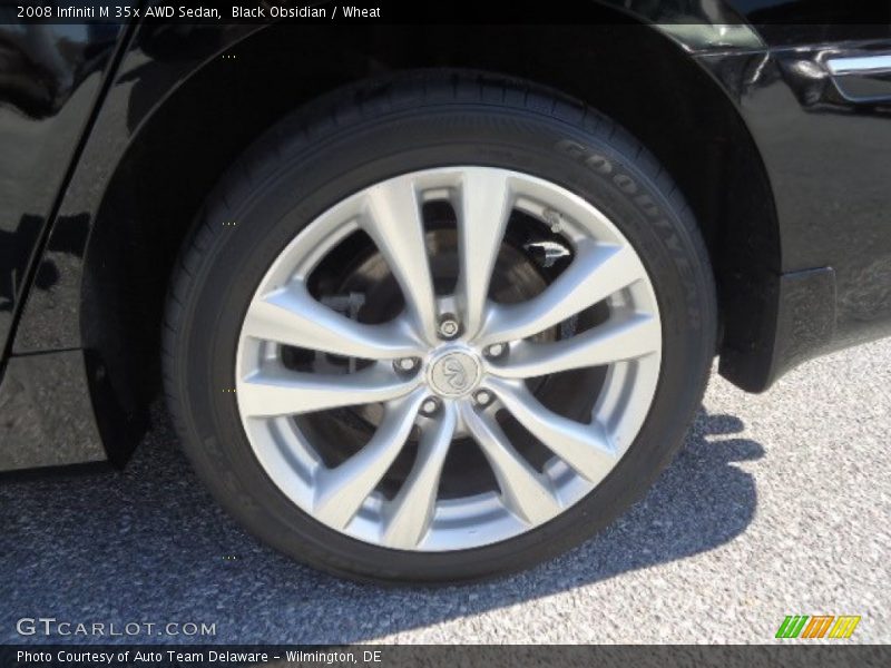 Black Obsidian / Wheat 2008 Infiniti M 35x AWD Sedan