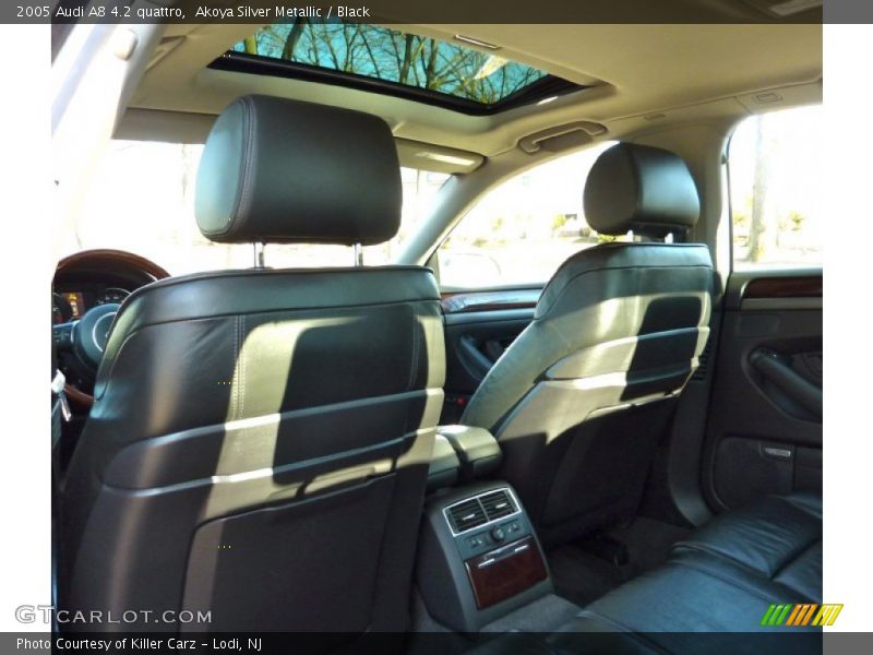 Akoya Silver Metallic / Black 2005 Audi A8 4.2 quattro
