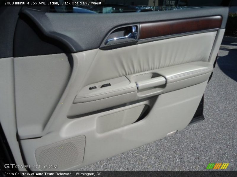 Black Obsidian / Wheat 2008 Infiniti M 35x AWD Sedan