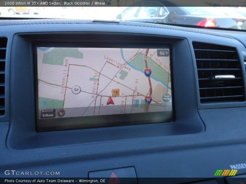 Black Obsidian / Wheat 2008 Infiniti M 35x AWD Sedan