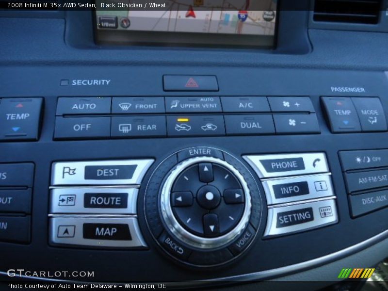 Black Obsidian / Wheat 2008 Infiniti M 35x AWD Sedan