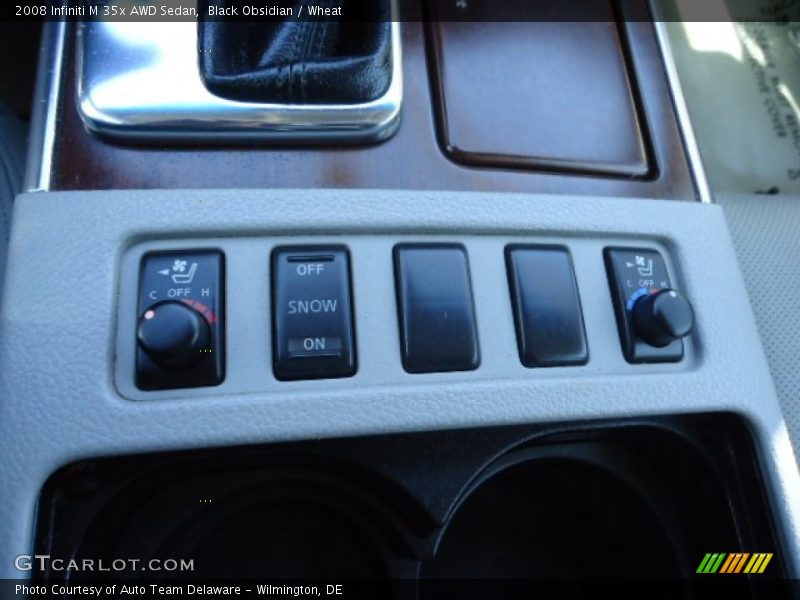 Black Obsidian / Wheat 2008 Infiniti M 35x AWD Sedan
