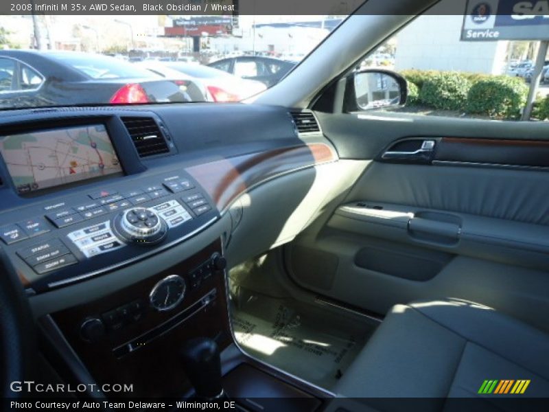 Black Obsidian / Wheat 2008 Infiniti M 35x AWD Sedan