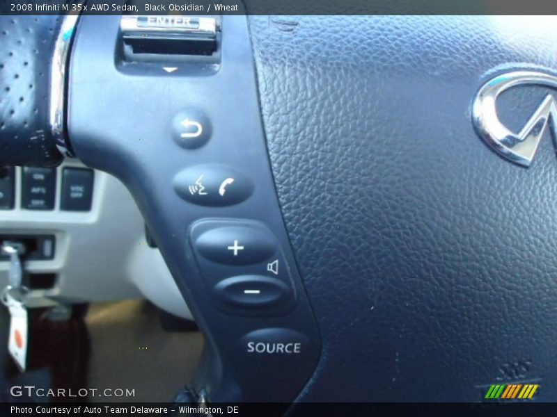 Black Obsidian / Wheat 2008 Infiniti M 35x AWD Sedan
