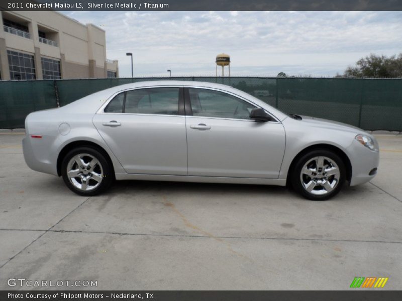 Silver Ice Metallic / Titanium 2011 Chevrolet Malibu LS