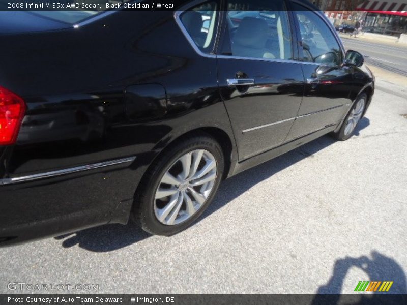 Black Obsidian / Wheat 2008 Infiniti M 35x AWD Sedan