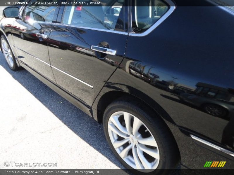 Black Obsidian / Wheat 2008 Infiniti M 35x AWD Sedan