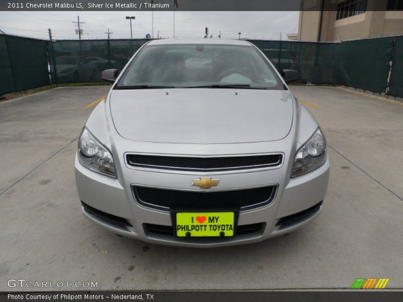 Silver Ice Metallic / Titanium 2011 Chevrolet Malibu LS