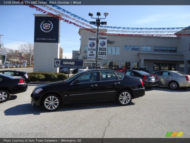Black Obsidian / Wheat 2008 Infiniti M 35x AWD Sedan